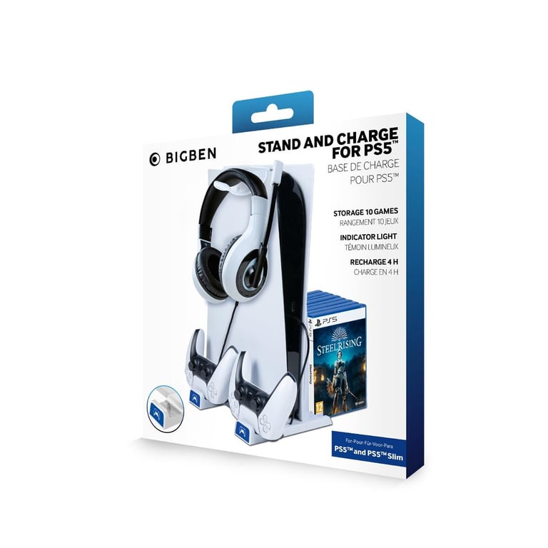 Base de charge BigBen pour manettes DualSense PS5 - vue 2