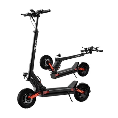 Joyor S10-S-Z (2025) - Trottinette électrique Pliable Deux moteurs 1000W 60V18Ah Sécran Couleur Haute Définition Avec Clignotants - Noir