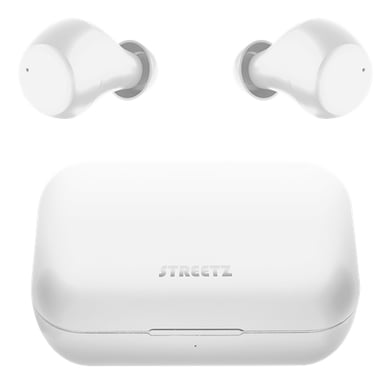 Deltaco TWS-111 écouteur/casque True Wireless Stereo (TWS) Ecouteurs Musique Bluetooth Blanc