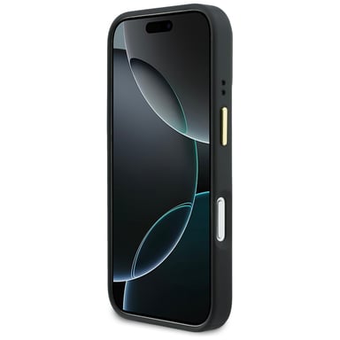 Étui Lacoste PVC Blend Stand pour iPhone 17 Pro, marron