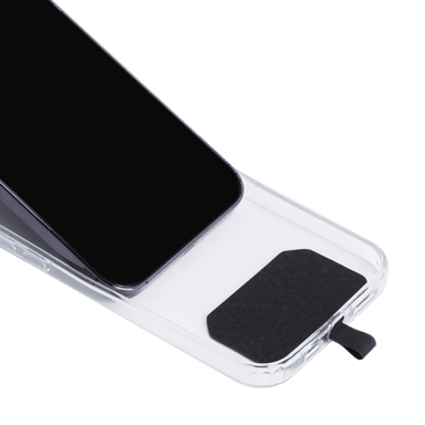 Tracolla universale e linguetta di fissaggio, nero notte