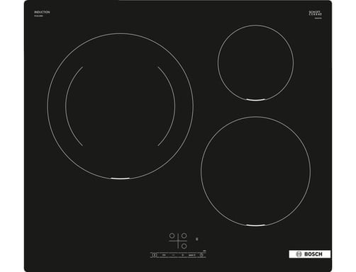 Plaque de cuisson à induction 60cm 3 feux noir - PIJ611BB5E