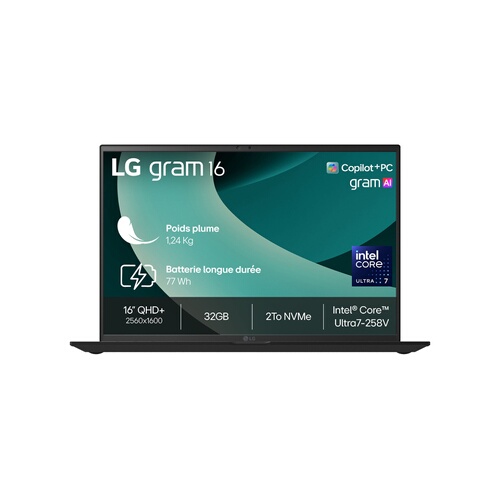 Ordinateur portable Gram 16Z90TL G.AU8BF Copilot+ - vue 4