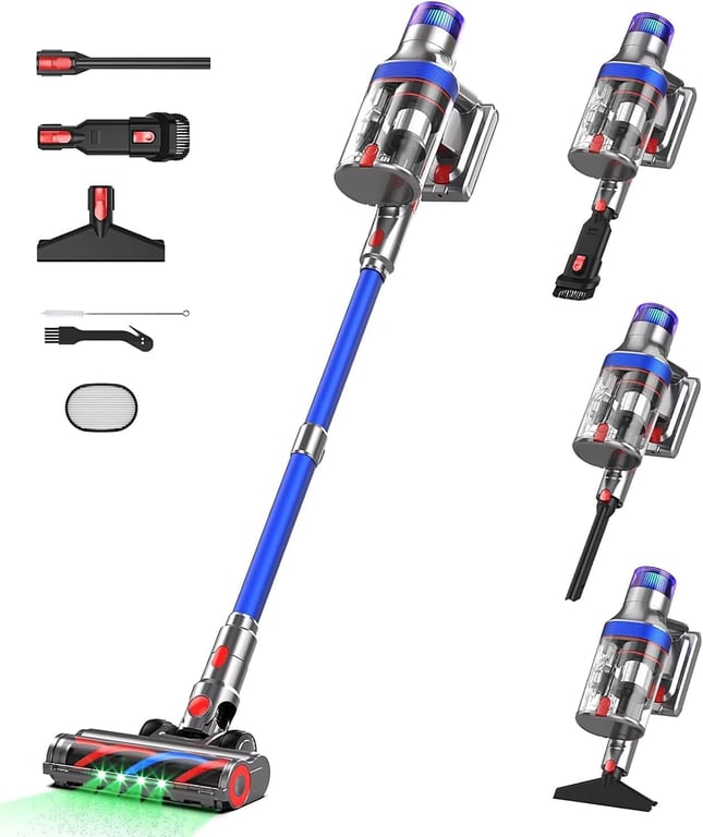 Aspirateur Balai Sans Fil 48kPa HEPA LED Neuf