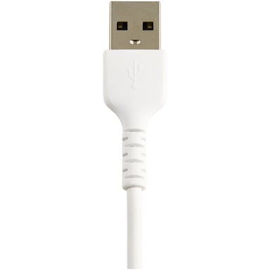 StarTech.com Cavo da USB-A a Lightning robusto bianco 15 cm - Cavo di ricarica/sincronizzazione da fibra aramidica di tipo A a Lightning - iPad/iPhone 12 - Certificato Apple MFi