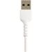 StarTech.com Cavo da USB-A a Lightning robusto bianco 15 cm - Cavo di ricarica/sincronizzazione da fibra aramidica di tipo A a Lightning - iPad/iPhone 12 - Certificato Apple MFi