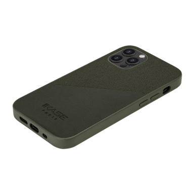 Custodia Origami Duo per Apple iPhone 12 Pro Max, verde mimetico