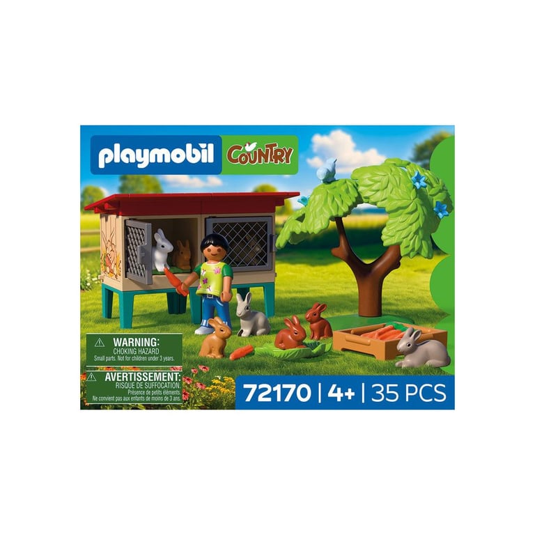 PLAYMOBIL Country 72170 Clapier à lapins et accessoires - vue 5