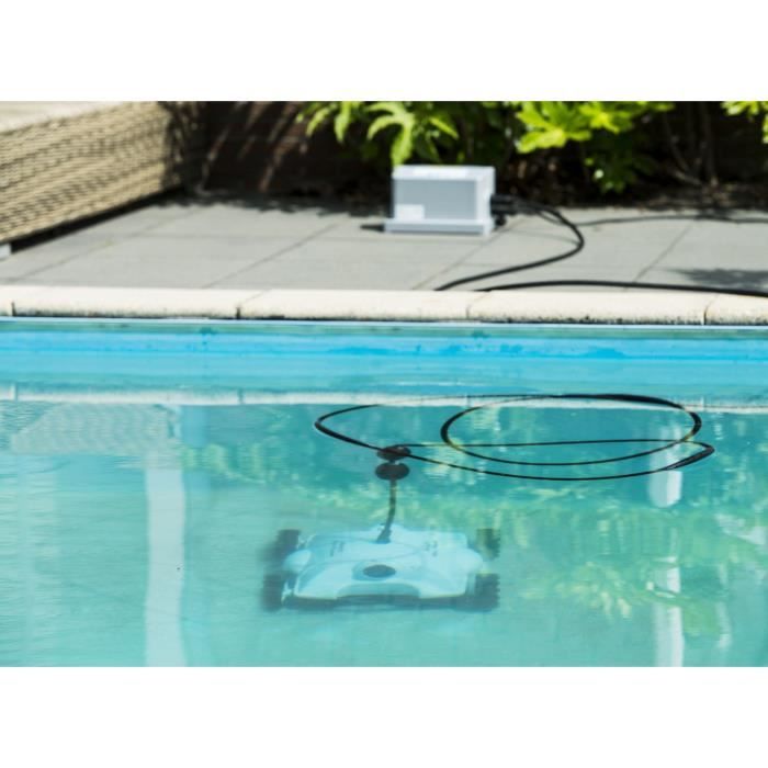 Robotclean 1 nettoyeur électrique pour fond de piscine 10x6m aspiration 16m³h finesse de filtration 2µ 2 cycles de nettoyage garantie - vue 5