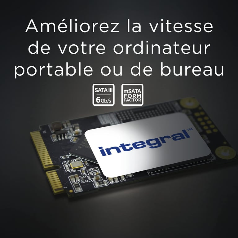 Integral INSSD128GMSA disque SSD mSATA Série ATA III TLC Neuf - vue 3