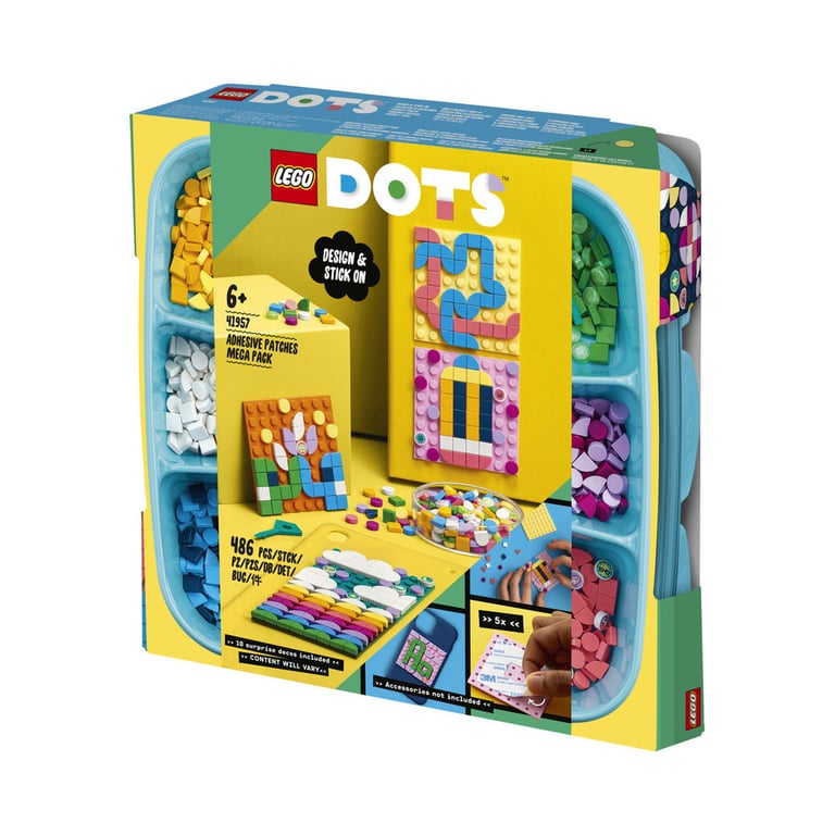 LEGO DOTS 41957 Le méga lot de décorations adhésives - vue 2