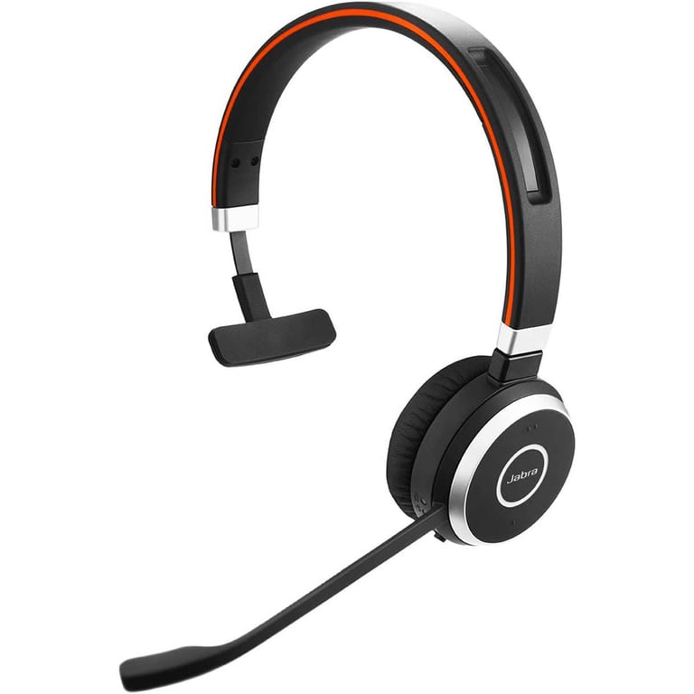 Casque Jabra Evolve 65 UC Mono – Bluetooth, Bureau/Centre d'appels, 30m - vue 2