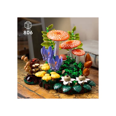 LEGO Botanicals 11505 Funghi dei boschi per adulti 806 pezzi Multicolore