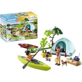 Jeu De Construction Famille Et Tente Playmobil - vue 9
