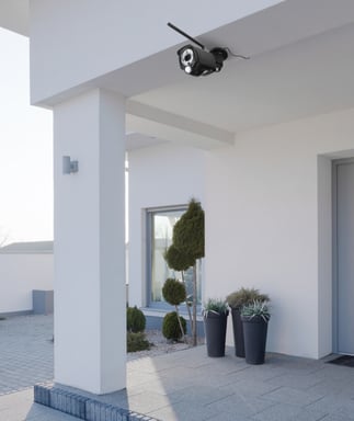 Telecamera di sicurezza IP per esterni Technaxx TX-128 Pod con montaggio a parete/da tavolo