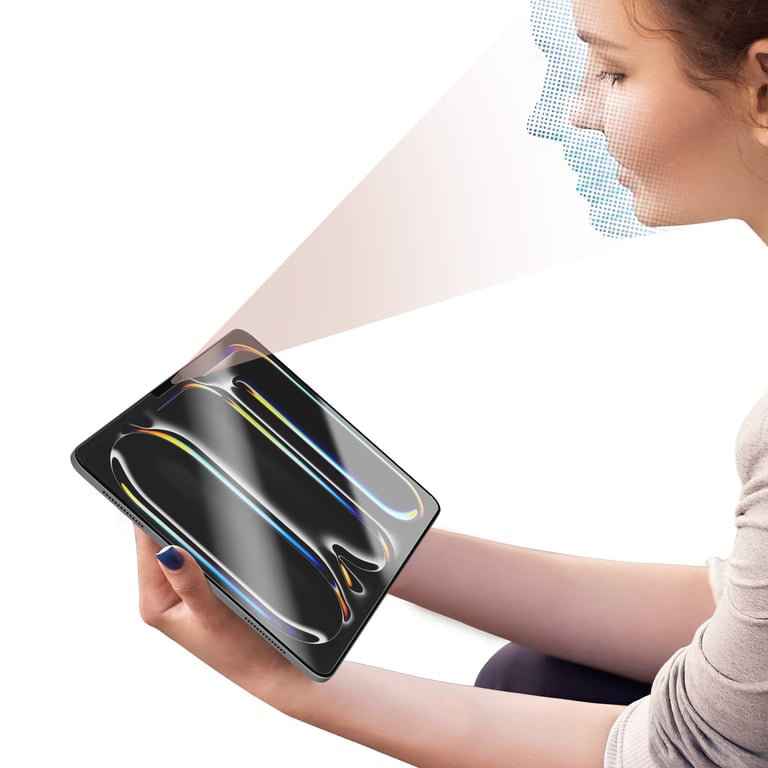 Verre Trempé pour iPad Pro 11 2024 Dureté 9H Antichoc Anti traces Neuf - vue 3