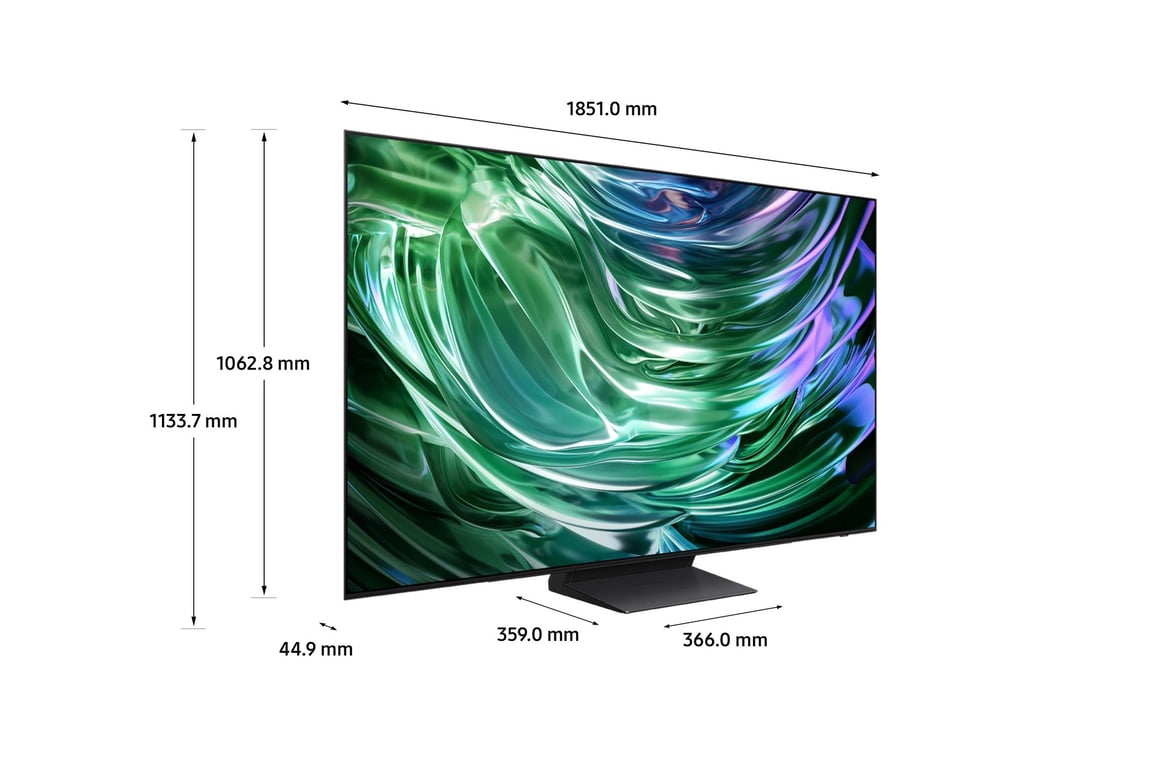 Samsung OLED S90 2024 Noir - vue 3