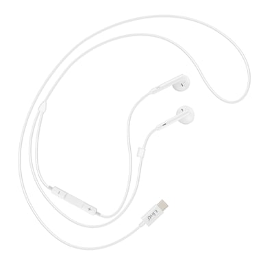 Écouteurs USB C Boutons de Contrôle Longueur 1.2m Blanc