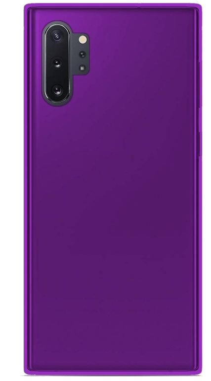 Coque silicone unie compatible Givré Violet Samsung Galaxy Note 10 Plus