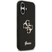 Custodia in silicone Guess Big 4G Script per iPhone 17 czarny