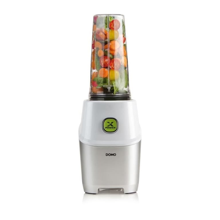 Blender DOMO Xpower DO700BL 3 bouteilles 700 ml et 2 bouteilles 500 ml 10 pièces - vue 2