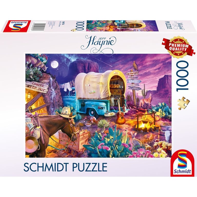 Puzzle 1000 pièces Camping Far West SCHM58576 - vue 2