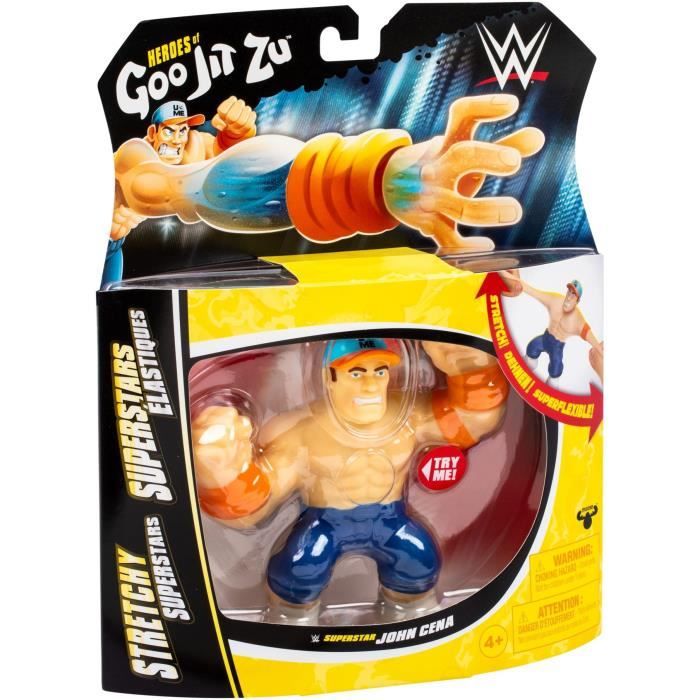 Figurine extensible GOO JIT ZU WWE John Cena 11 cm Texture élastique Extensible 3x - vue 3