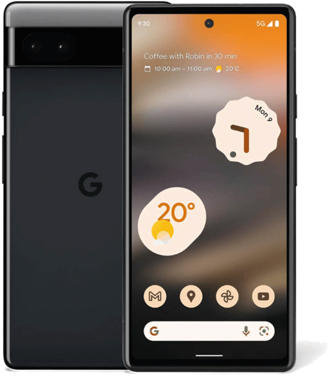 Pixel 6a 5G 128Go, Noir, débloqué
