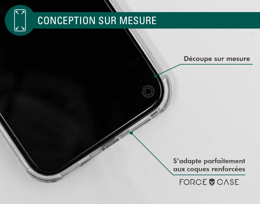 Protection d'écran Forceglass 2.5D Original pour Google Pixel 8 - vue 4