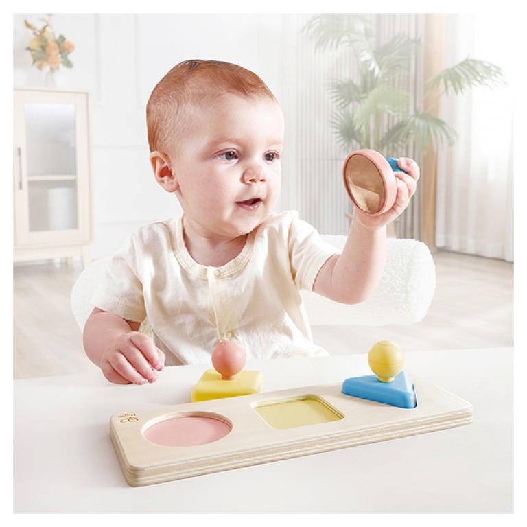 Puzzle Montessori en Riz : Trieur de Formes Colorées et Miroirs Neuf - vue 3