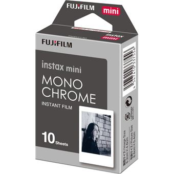 Fujifilm Film instant Instax Mini Instax Mini Monochrome ISO 800 10 poses Noir & Blanc - vue 3