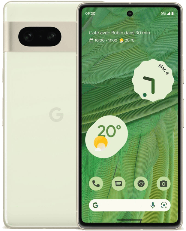 Google Pixel 7 128 Go, Vert citron, débloqué