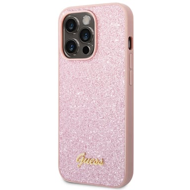 Cover per iPhone 14 Pro Max TPU Glitter Script