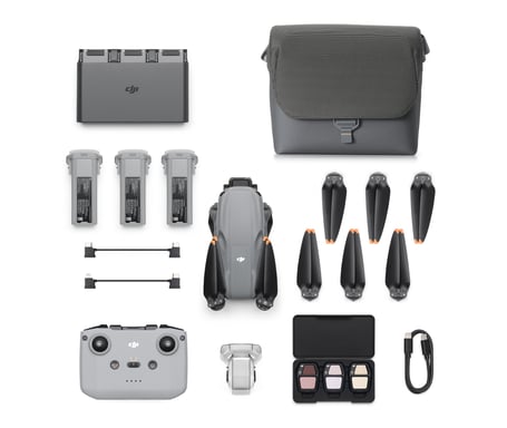 DJI Air 3s 4 rotores Cuadricóptero 50 MP 3840 x 2160 Pixeles 4276 mAh Gris