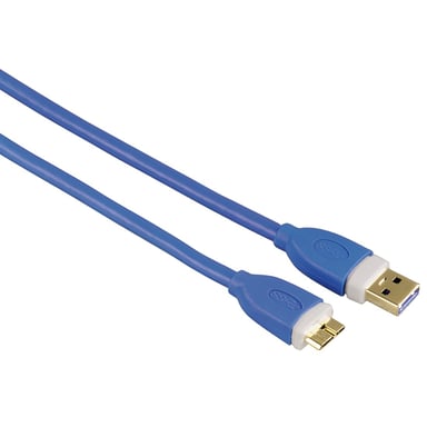 Câble micro USB 3.0, plaqué or, double blindage, 1, 80 m