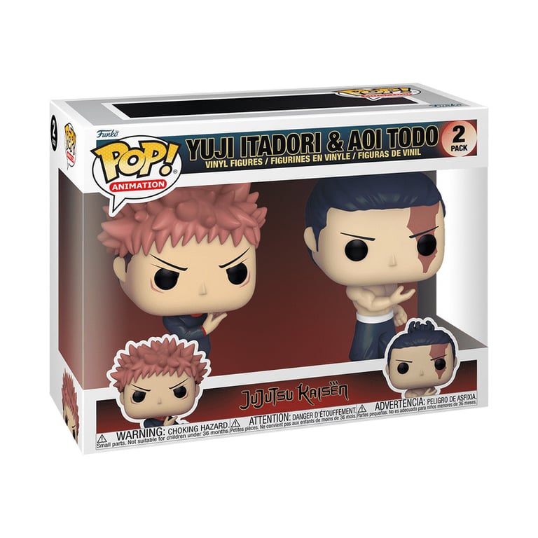 Funko Pop! Animation: Jujutsu Kaisen 2PK Yuji Itadori & Aoi Todo - vue 2