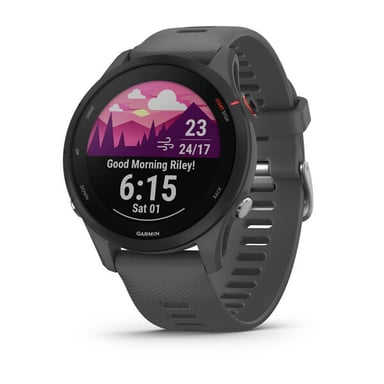 Garmin Forerunner 255 3,3 cm (1.3'') MIP 46 mm Digital 260 x 260 Pixeles Pantalla táctil Gris Wifi GPS (satélite)