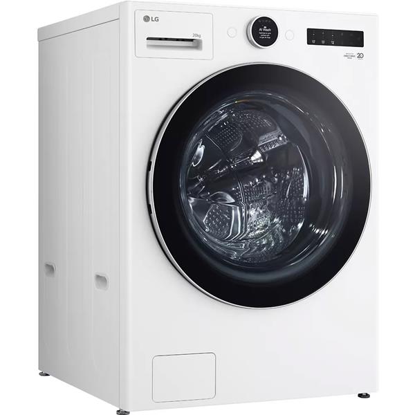 Lave-linge hublot LG F20F12WST 20 kg 1000 tr/min Wi-Fi TurboWash 360 Vapeur Blanc - Neuf