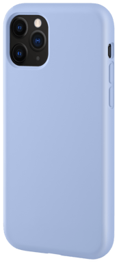 Guscio in morbido silicone gel antiurto per Apple iPhone 11 Pro, blu lilla