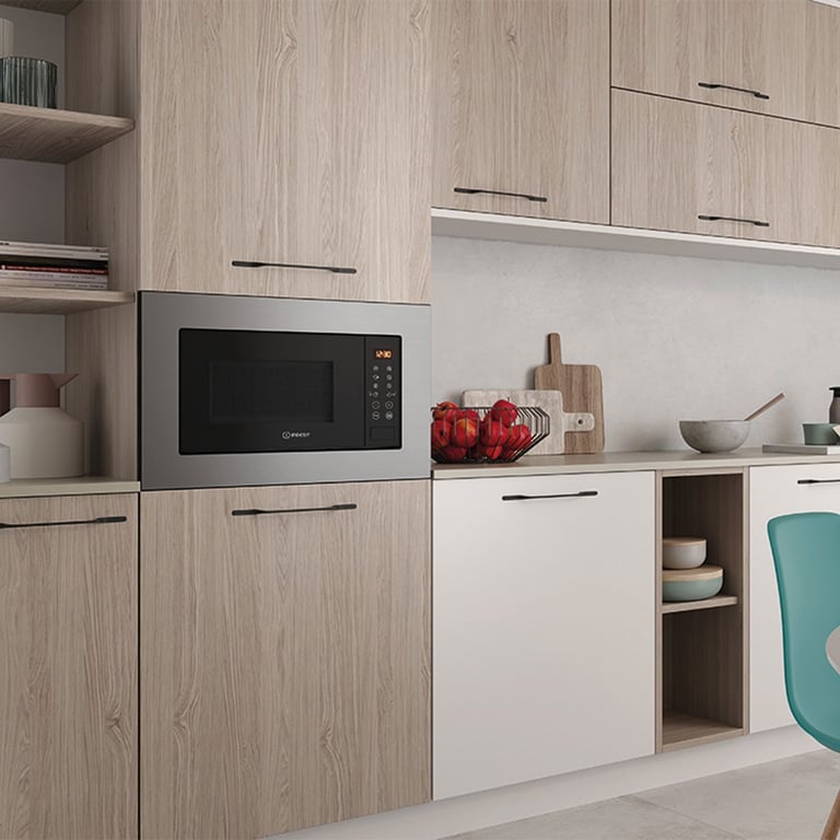 Micro-Ondes Encastrable INDESIT MWI120GX – 20L 800W Grill - vue 7