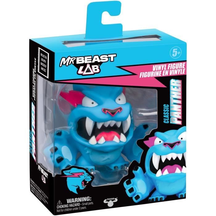 Figurine Vinyle - Panthere Classique Mr. Beast Lab - 8,8 cm, Collection - Neuf