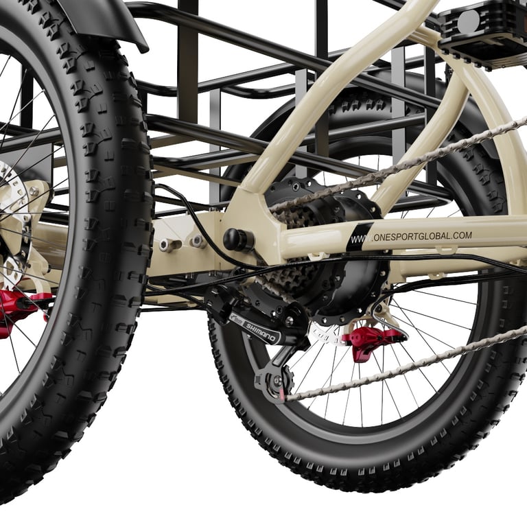 Tricycle Électrique ONESPORT OT30 PRO – Moteur 500W, Batterie 48V 18Ah - vue 6