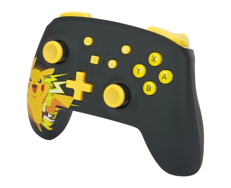 PowerA NSGP0016-01 accessoire de jeux vidéo Noir, Jaune Bluetooth Manette de jeu Analogique Nintendo Switch, Nintendo Switch Lite, Nintendo Switch OLED