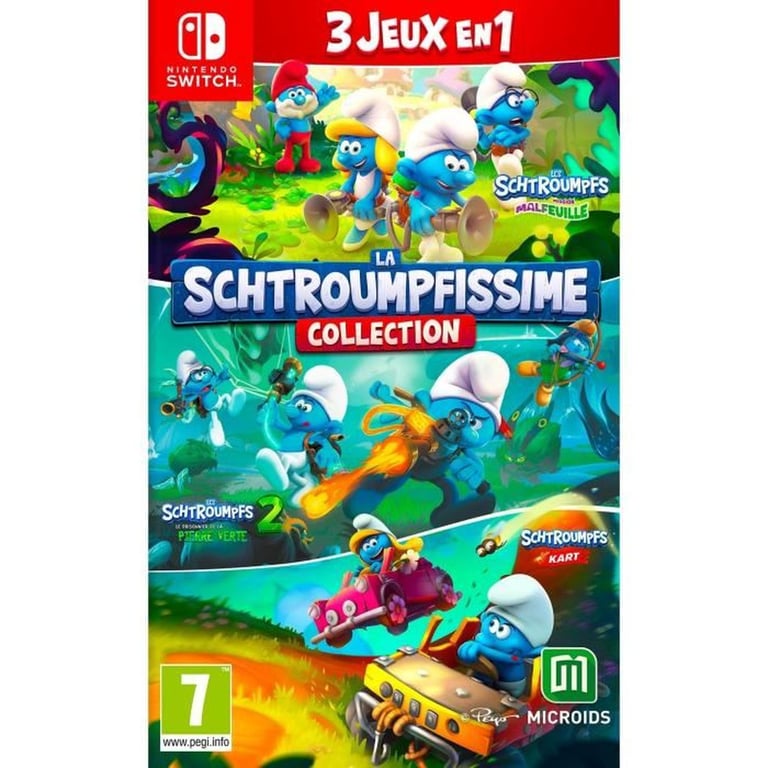 La Schtroumpfissime collection (3 Jeux en 1) - Jeu Nintendo Switch - Neuf