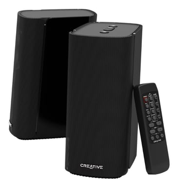 Creative T100 de bureau Hi-Fi 2.0 compactes pour ordinateurs de bureau et ordinateurs portables - vue 3