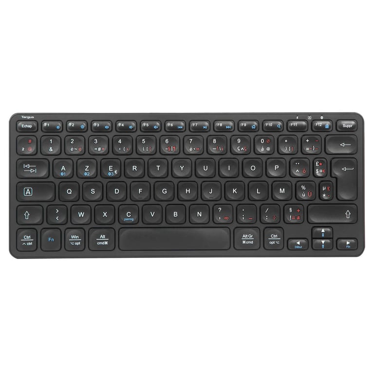 Targus AKB862FR tastiera Universale Bluetooth QWERTY Francese Nero - nuovo