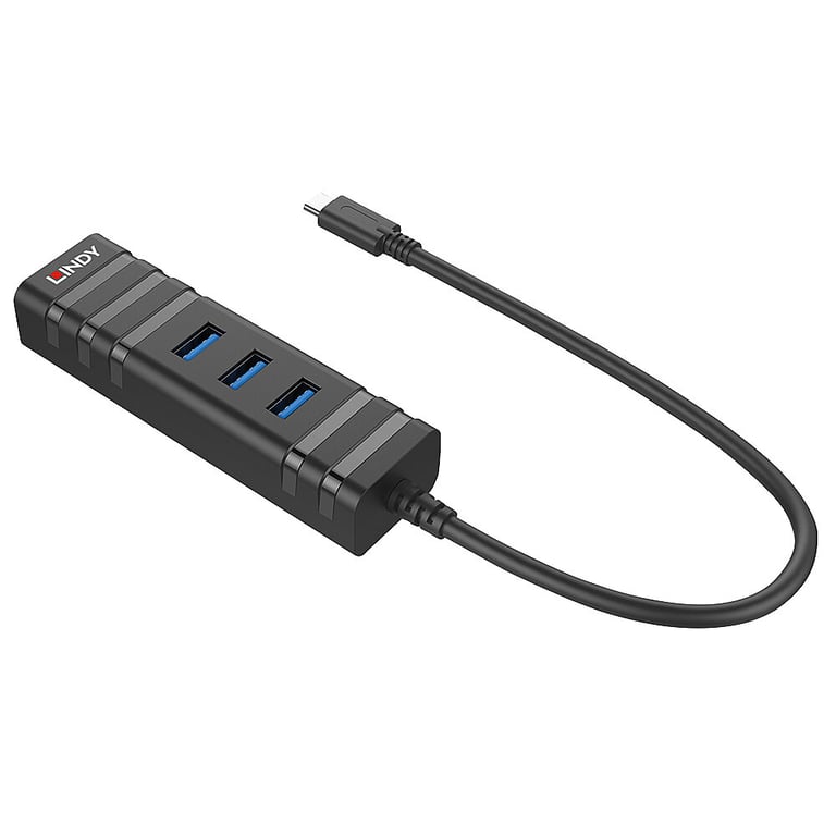 Lindy 43249 hub & concentrateur USB 3.2 Gen 1 3.1 Gen 1 Type C 5000 Mbit/ Neuf - vue 2
