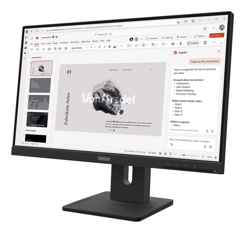 Lenovo THINKVISION E22 40 LCD ENTRY - vue 5