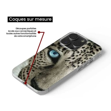 Funda de silicona - Compatible con Samsung Galaxy S22 Plus - diseño oeil de leopard