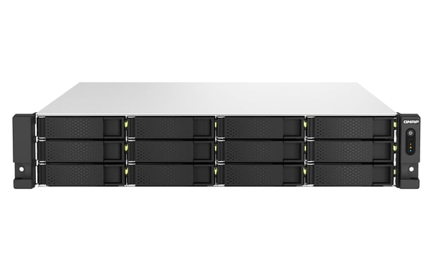 QNAP TS-h1887XU-RP NAS Rack (2 U) Intel Xeon E E-2334 16 Go DDR4 0 To QuTS hero Noir, Blanc